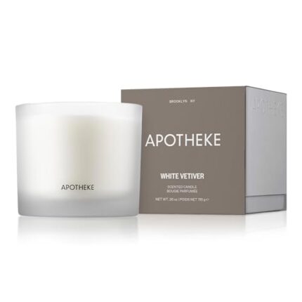 APOTHEKE Witte Vetiver 3-Wick Kaars