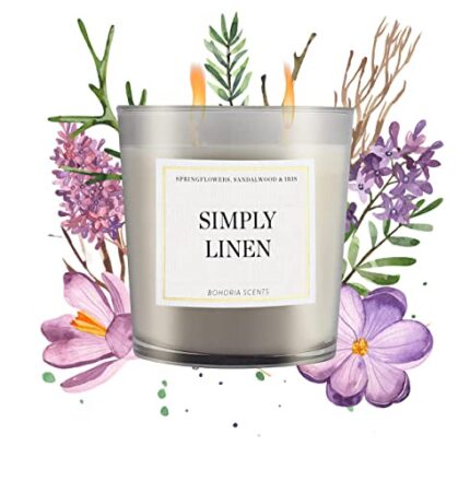 BOHORIA® Premium Geurkaars Simply Linen