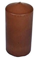 Cilindrische Geurkaars in Chocoladebruin