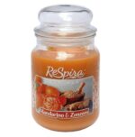 Geurkaars in glas met deksel