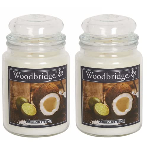 Woodbridge Kokos Geurkaarsen Set van 2 Woodbridge Kokos Geurkaarsen Set van 2
