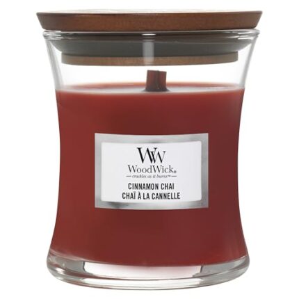 WoodWick Cinnamon Chai mini geurkaars