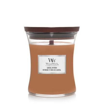 WoodWick Geurkaars Santal Myrrh - 60 uur